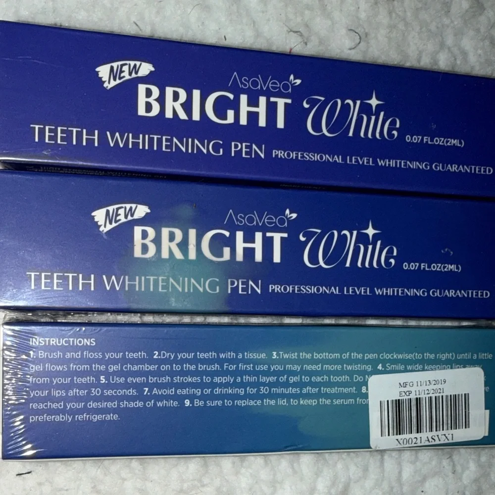 Bright White‎ Teeth Whitening Pen a lot of 3 Set NEW